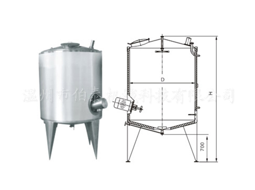 側(cè)面攪拌儲罐-保溫罐